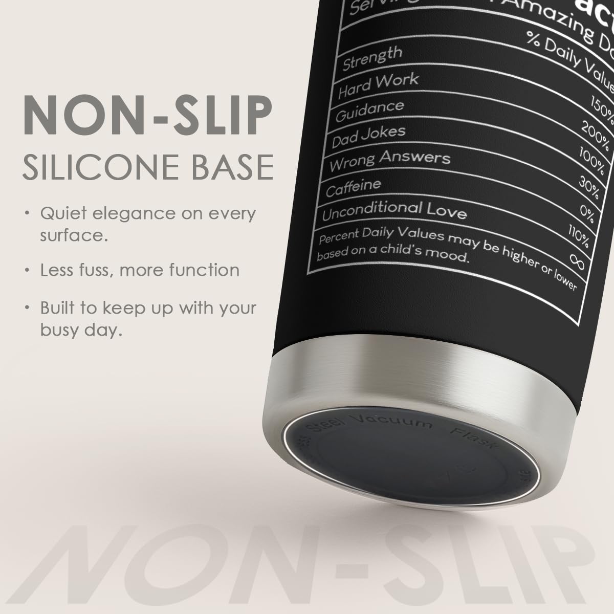 SANDJEST Nurse Tumbler Cup - Nutritional Facts Travel Coffee Mug Gift - 20oz Tumblers Nurse Gifts for Birthday, Christmas, Appreciation Week, Nursing School Graduation for Nurses, Practitioners