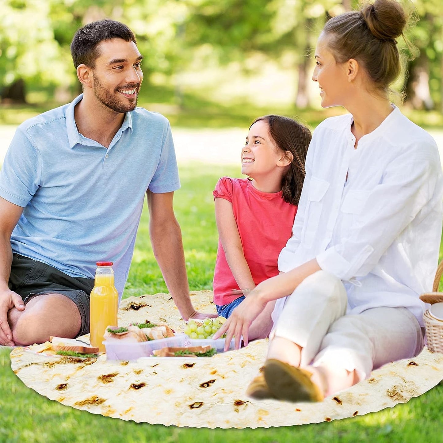 Gifts for Women Tortilla Blanket Adult Size 71 Inch, Graduation Gifts for Men and Women, Baptisms Gifts for Girl, Taco Food Burrito Blanket for Adult, Flannel Blanket Funny Gifts for Girlfriend