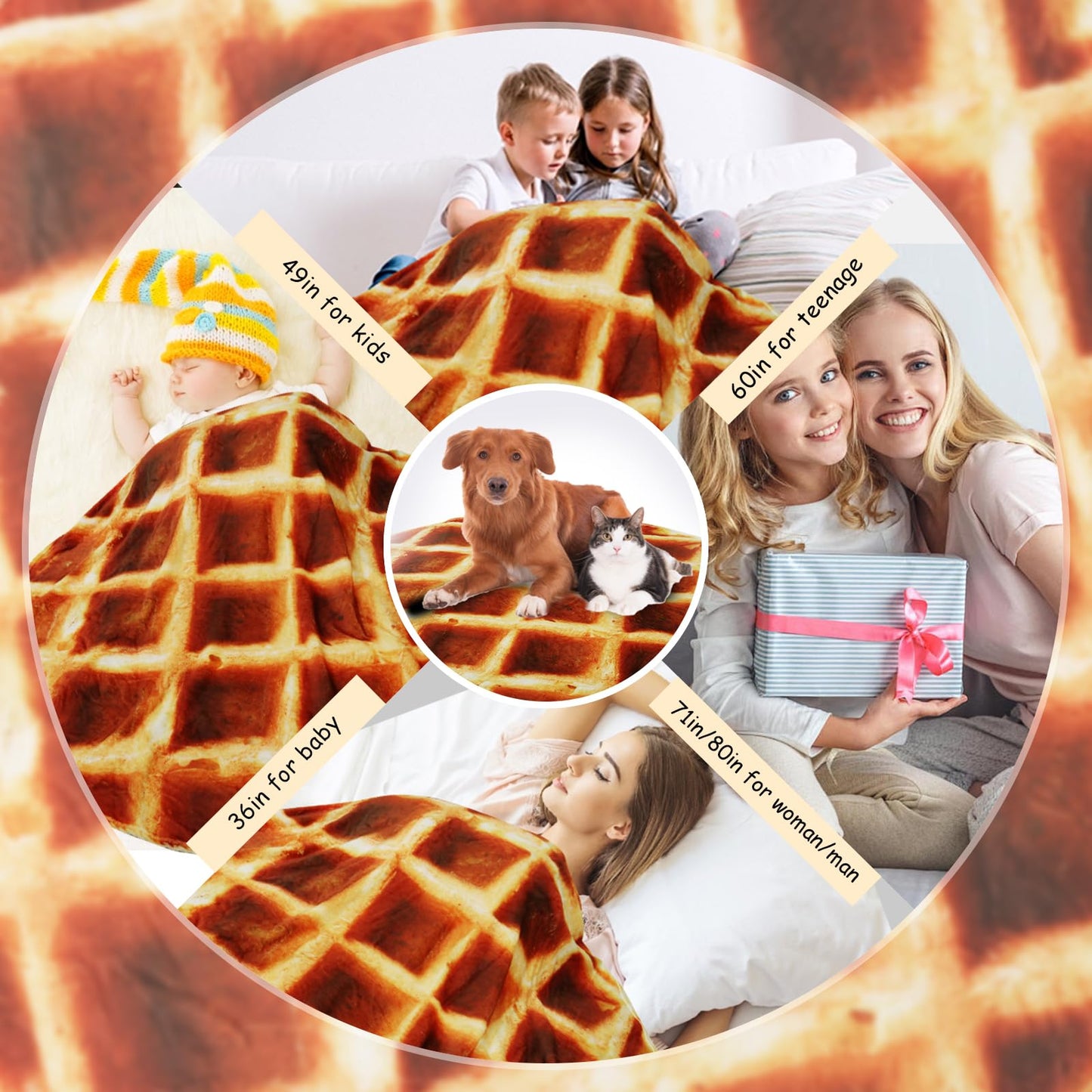 Gifts for Women Tortilla Blanket Adult Size 71 Inch, Graduation Gifts for Men and Women, Baptisms Gifts for Girl, Taco Food Burrito Blanket for Adult, Flannel Blanket Funny Gifts for Girlfriend