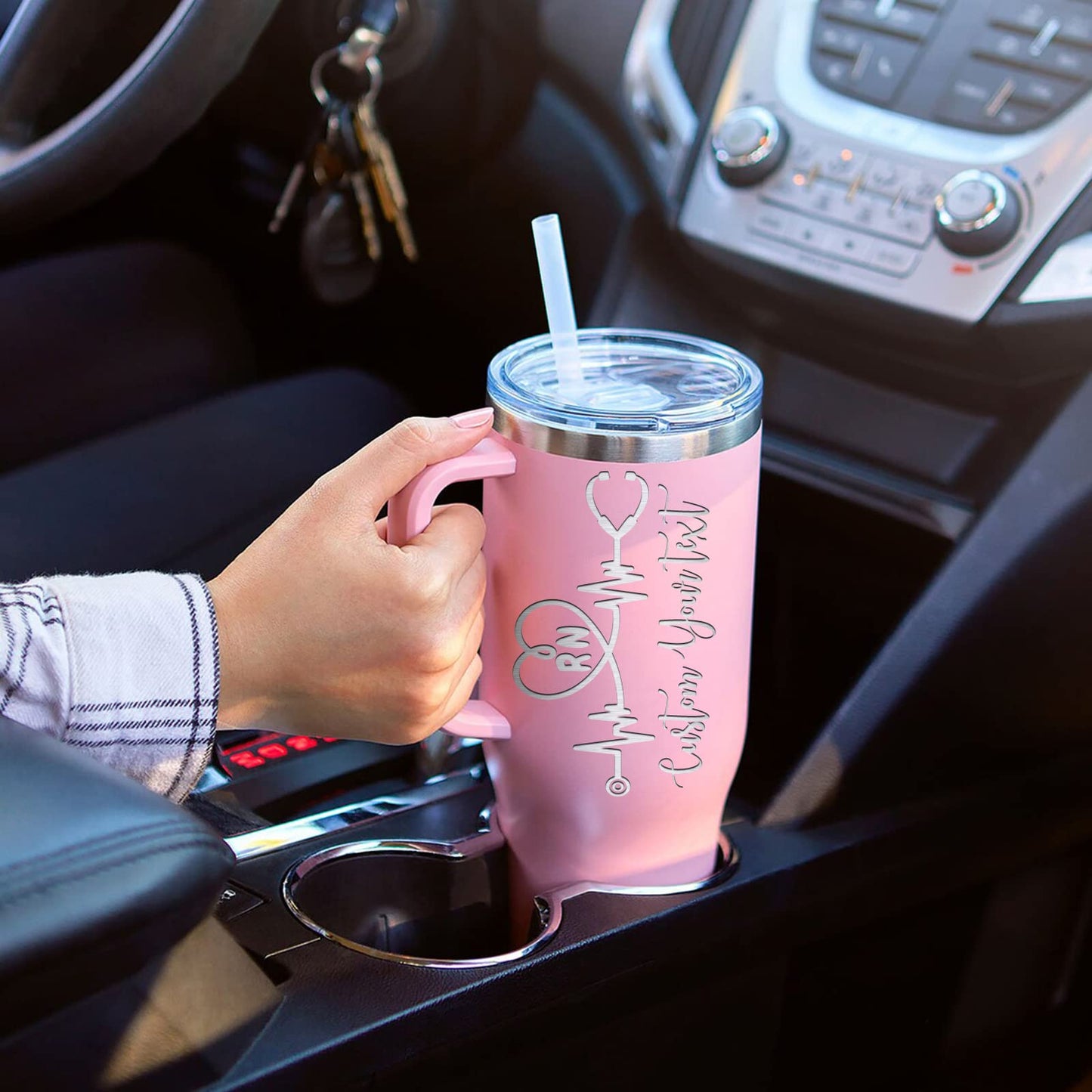 Personalized Nurse Tumbler RN Gifts for Women Men, Nurse Cup, Gifts for Nurses, Custom Nurse Graduation Gift, Custom Nurse Gifts for Women, M Gifts for Nurses