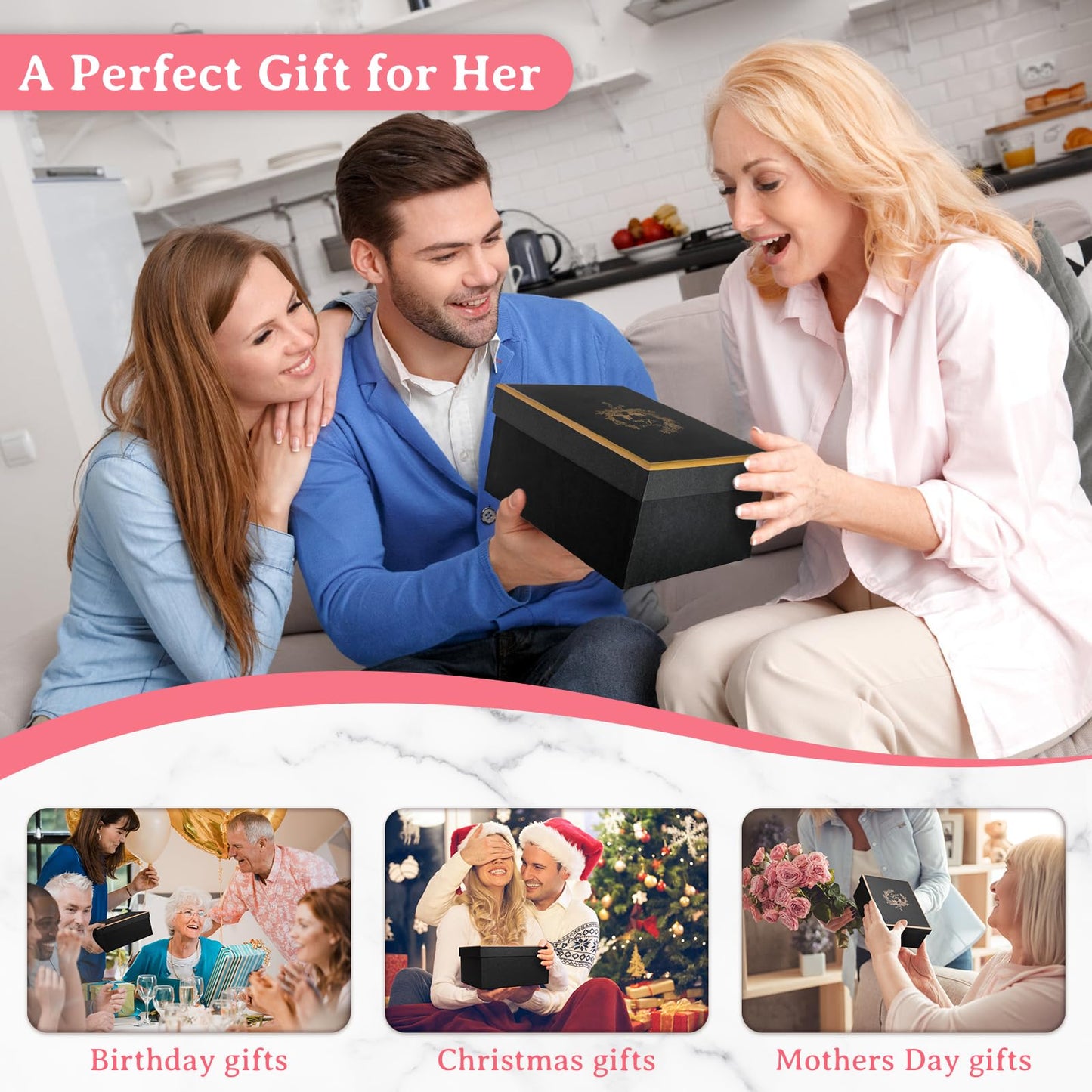 Nurse Gifts for Women, Funny Nurse Mug with Gold Print, Nurses Week Retirement Graduation Appreciation Present, School Nursing Student RN Practitioner, 14oz Pink Marbled Ceramic Cup, Nice Gift Boxed