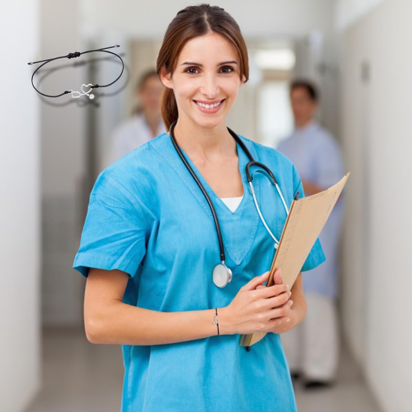 SmileBelle Nurse Bracelets as nurses Gifts for Women, Nurses Practitioner Gifts as nurse Christmas gifts, Funny School Nursez Gift as Nursing Gift for New Nursez