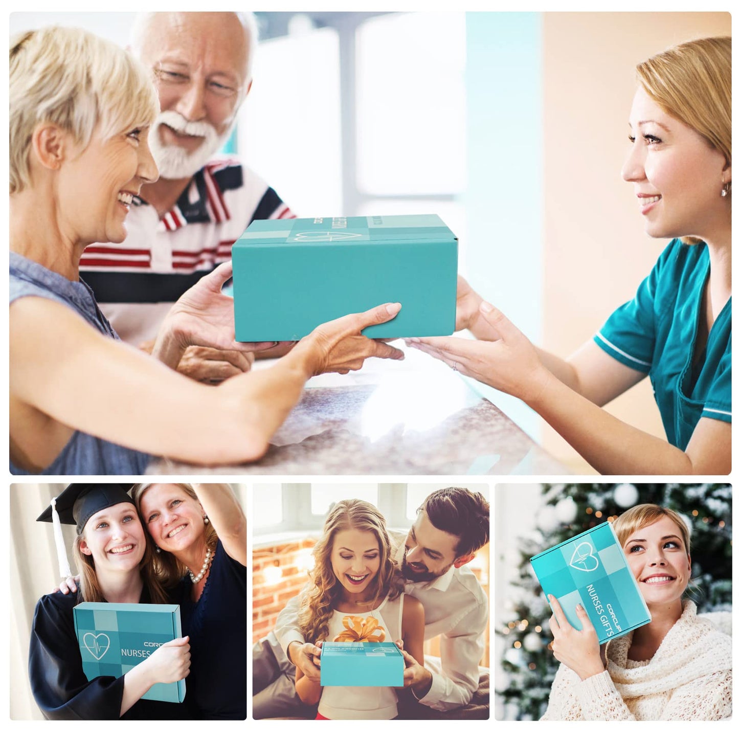 Nurse Appreciation Gift Box for Women - Graduation, Nursing School, Christmas, Practitioner, RG - Wine Tumbler Set