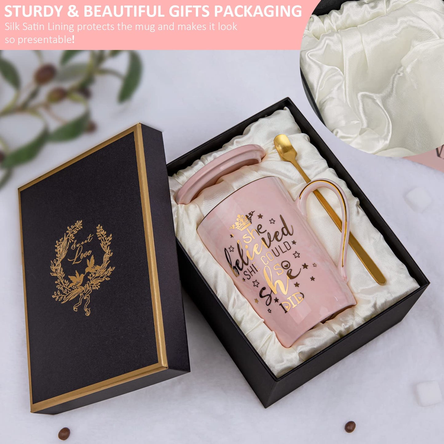 Nurse Gifts for Women, Funny Nurse Mug with Gold Print, Nurses Week Retirement Graduation Appreciation Present, School Nursing Student RN Practitioner, 14oz Pink Marbled Ceramic Cup, Nice Gift Boxed