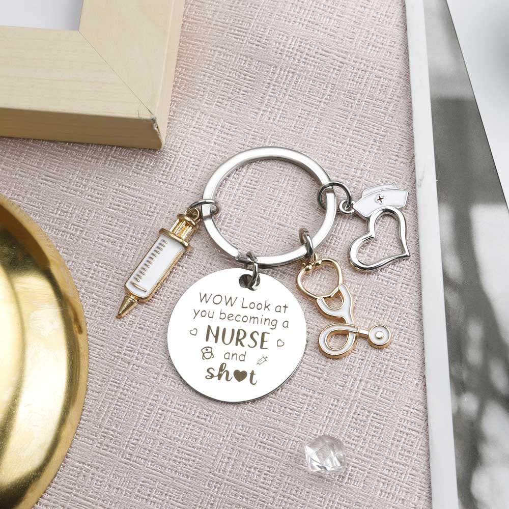 Nurse Graduation Gift for Women Nurse Keychain Nurses Week Gifts Graduation Presents for Nurses Appreciation Gifts