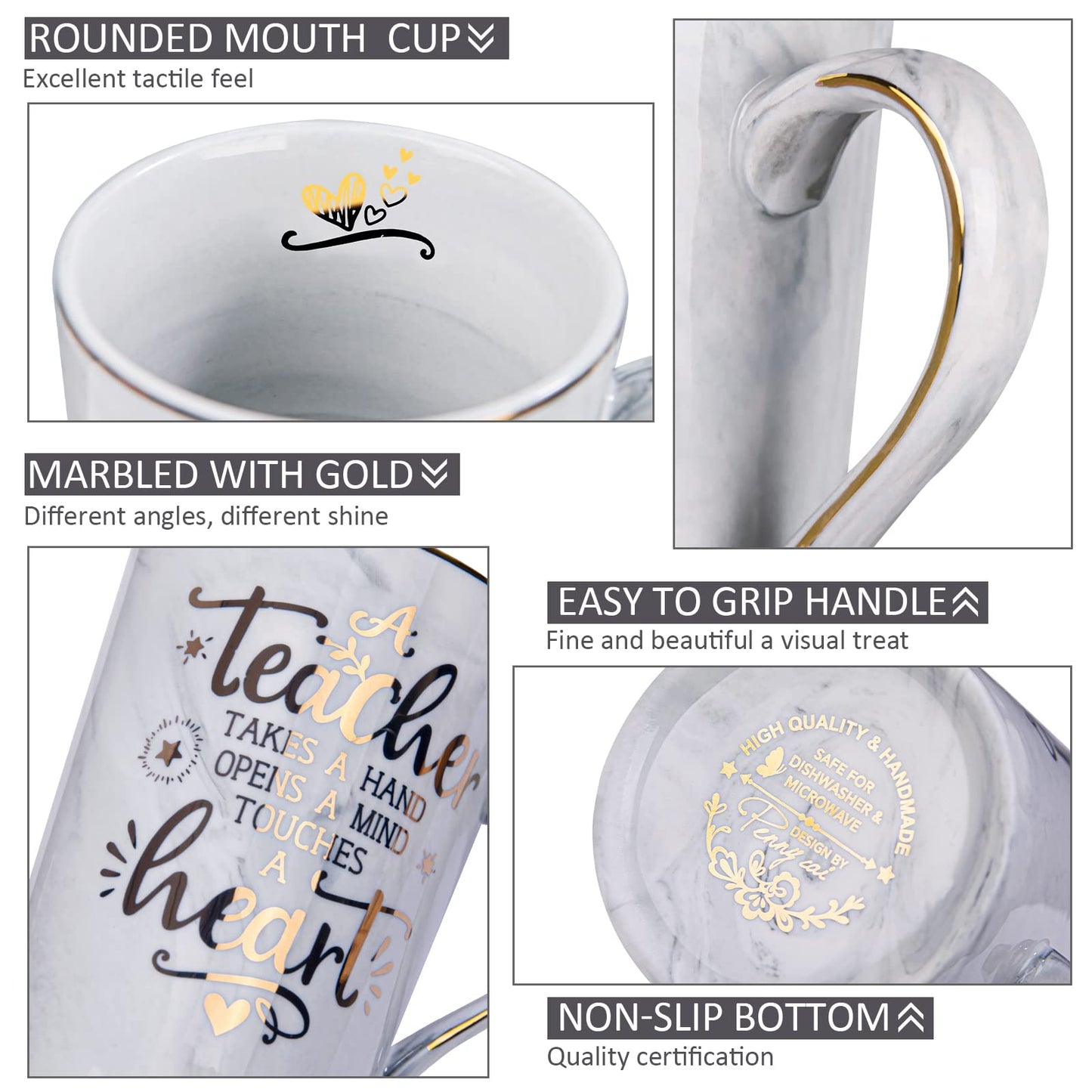 Nurse Gifts for Women, Funny Nurse Mug with Gold Print, Nurses Week Retirement Graduation Appreciation Present, School Nursing Student RN Practitioner, 14oz Pink Marbled Ceramic Cup, Nice Gift Boxed