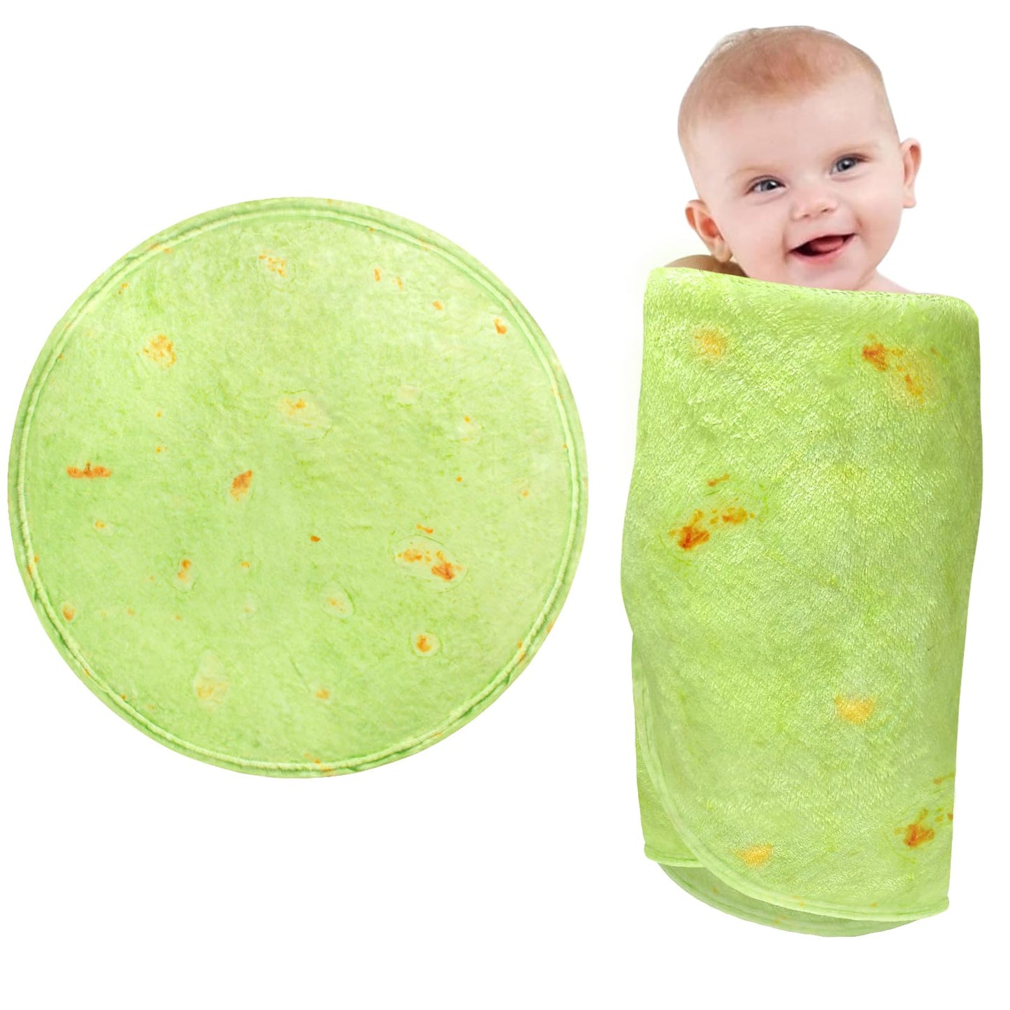 Gifts for Women Tortilla Blanket Adult Size 71 Inch, Graduation Gifts for Men and Women, Baptisms Gifts for Girl, Taco Food Burrito Blanket for Adult, Flannel Blanket Funny Gifts for Girlfriend
