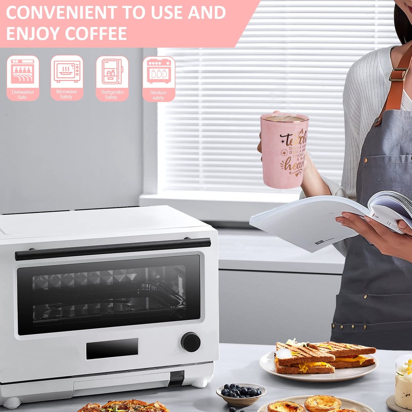 Nurse Gifts for Women, Funny Nurse Mug with Gold Print, Nurses Week Retirement Graduation Appreciation Present, School Nursing Student RN Practitioner, 14oz Pink Marbled Ceramic Cup, Nice Gift Boxed