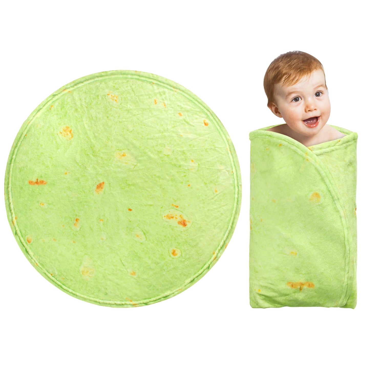 Gifts for Women Tortilla Blanket Adult Size 71 Inch, Graduation Gifts for Men and Women, Baptisms Gifts for Girl, Taco Food Burrito Blanket for Adult, Flannel Blanket Funny Gifts for Girlfriend