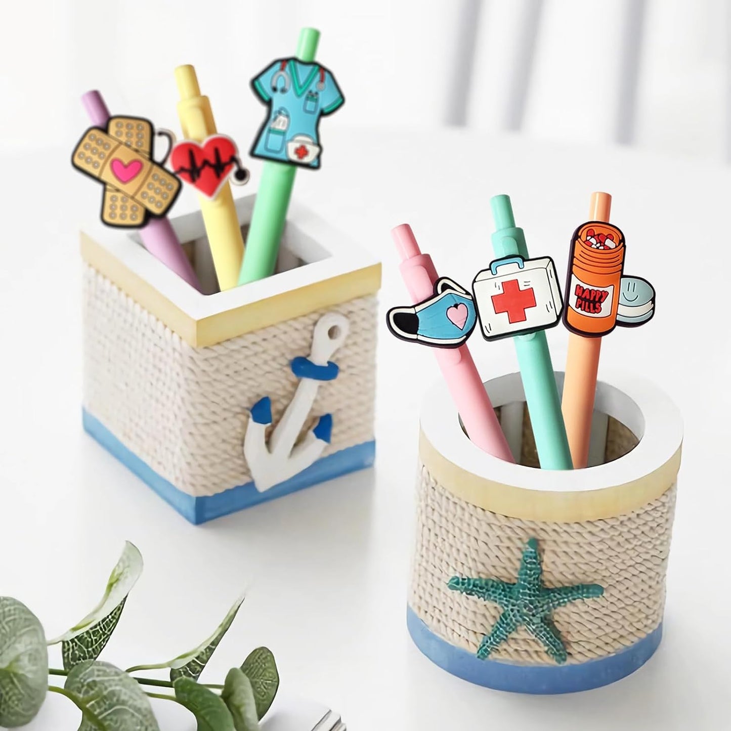 Cute Nurse Pens Funny Nurse Accessories for Work Aesthetic Gel Pen Black Ink Set for Cna Rn Medical Assistant Nursing Student Essentials Nurse Week Gifts Appreciation Gift