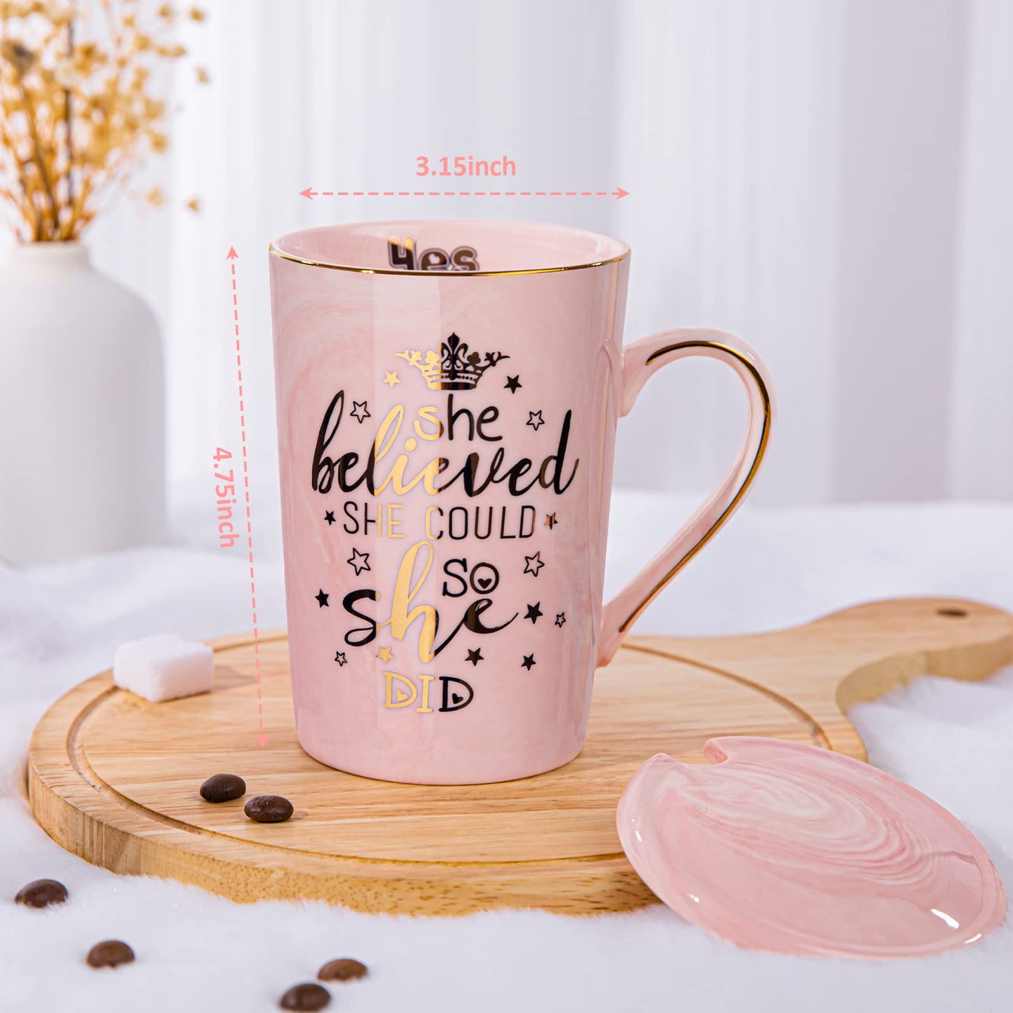 Nurse Gifts for Women, Funny Nurse Mug with Gold Print, Nurses Week Retirement Graduation Appreciation Present, School Nursing Student RN Practitioner, 14oz Pink Marbled Ceramic Cup, Nice Gift Boxed