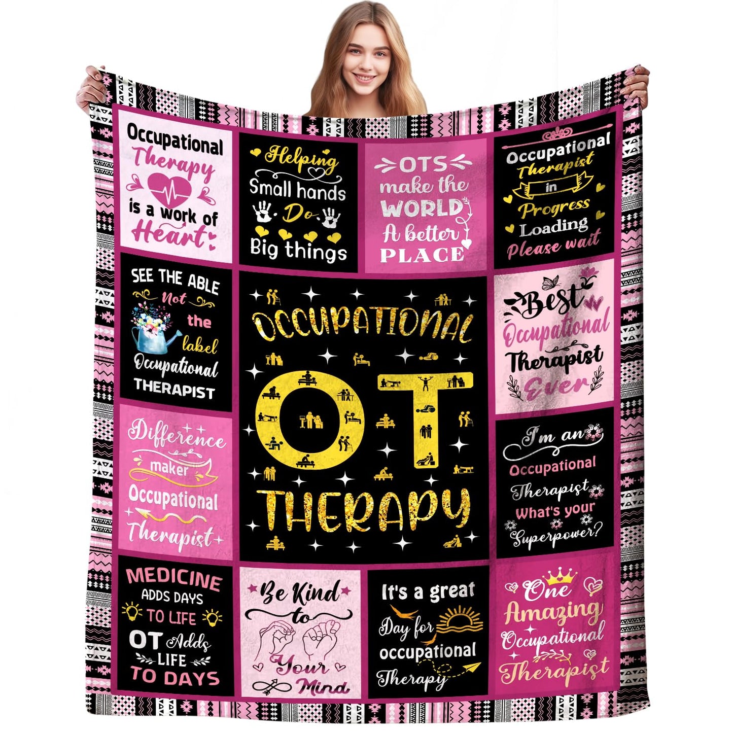 Nurse Blanket Gifts for Women,Cool Nursing Practitioner Nurse Graduation Gifts for Women Nurses Week Best Nurse's Day Throw Blankets for Nurses 50"X40"