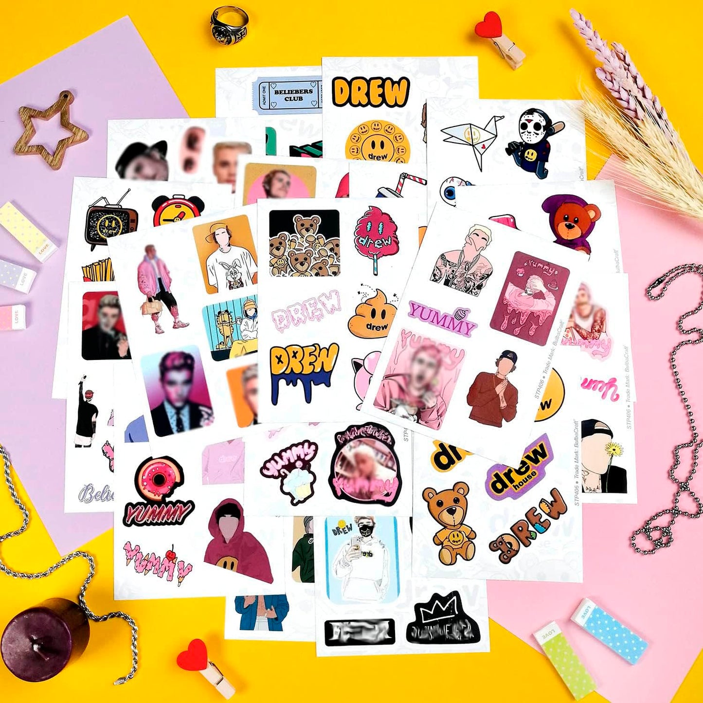 BulbaCraft 100Pcs Funny Nurse Stickers, Funny Nurse Gifts, Nursing Stickers, Medical Decals for Computer, Cups, Planner Laptop Decals, Gifts for Women & Men