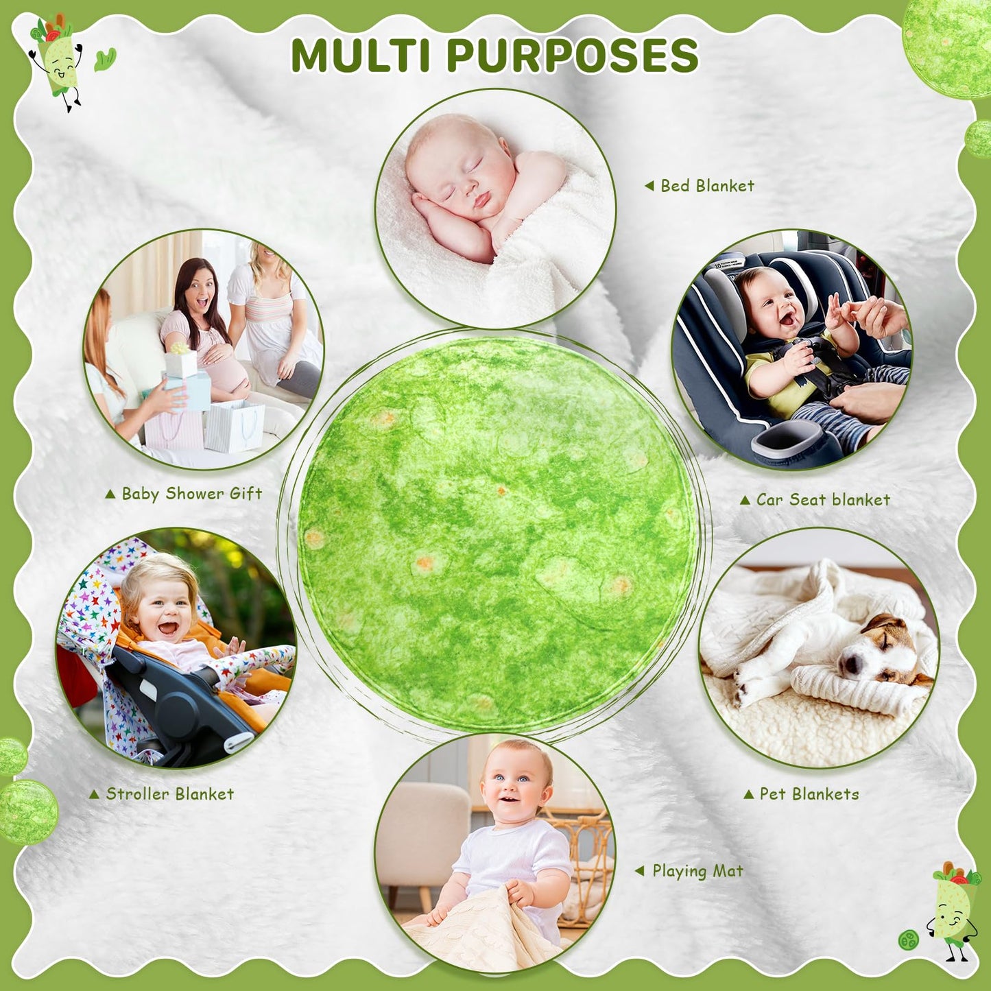 Gifts for Women Tortilla Blanket Adult Size 71 Inch, Graduation Gifts for Men and Women, Baptisms Gifts for Girl, Taco Food Burrito Blanket for Adult, Flannel Blanket Funny Gifts for Girlfriend