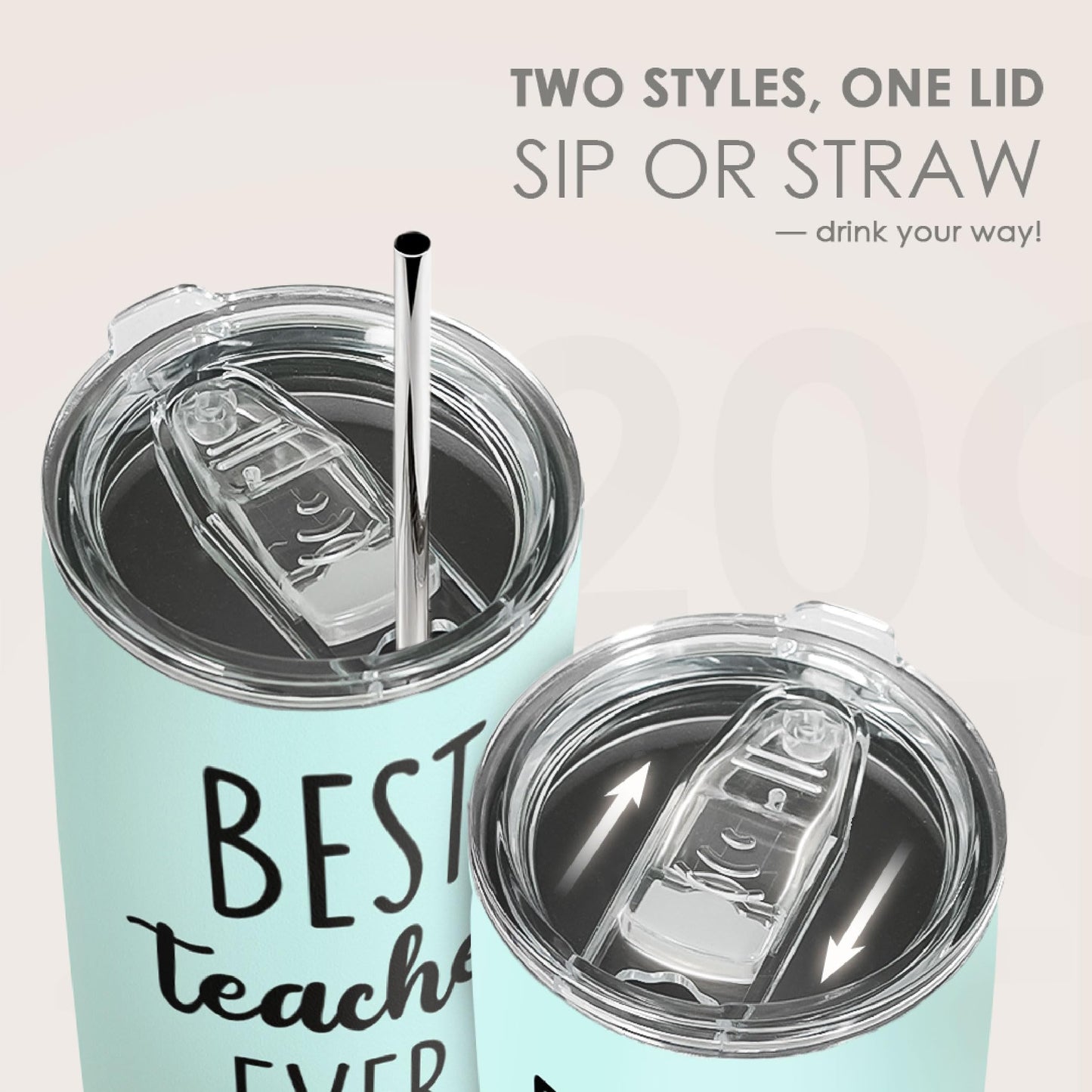 SANDJEST Nurse Tumbler Cup - Nutritional Facts Travel Coffee Mug Gift - 20oz Tumblers Nurse Gifts for Birthday, Christmas, Appreciation Week, Nursing School Graduation for Nurses, Practitioners