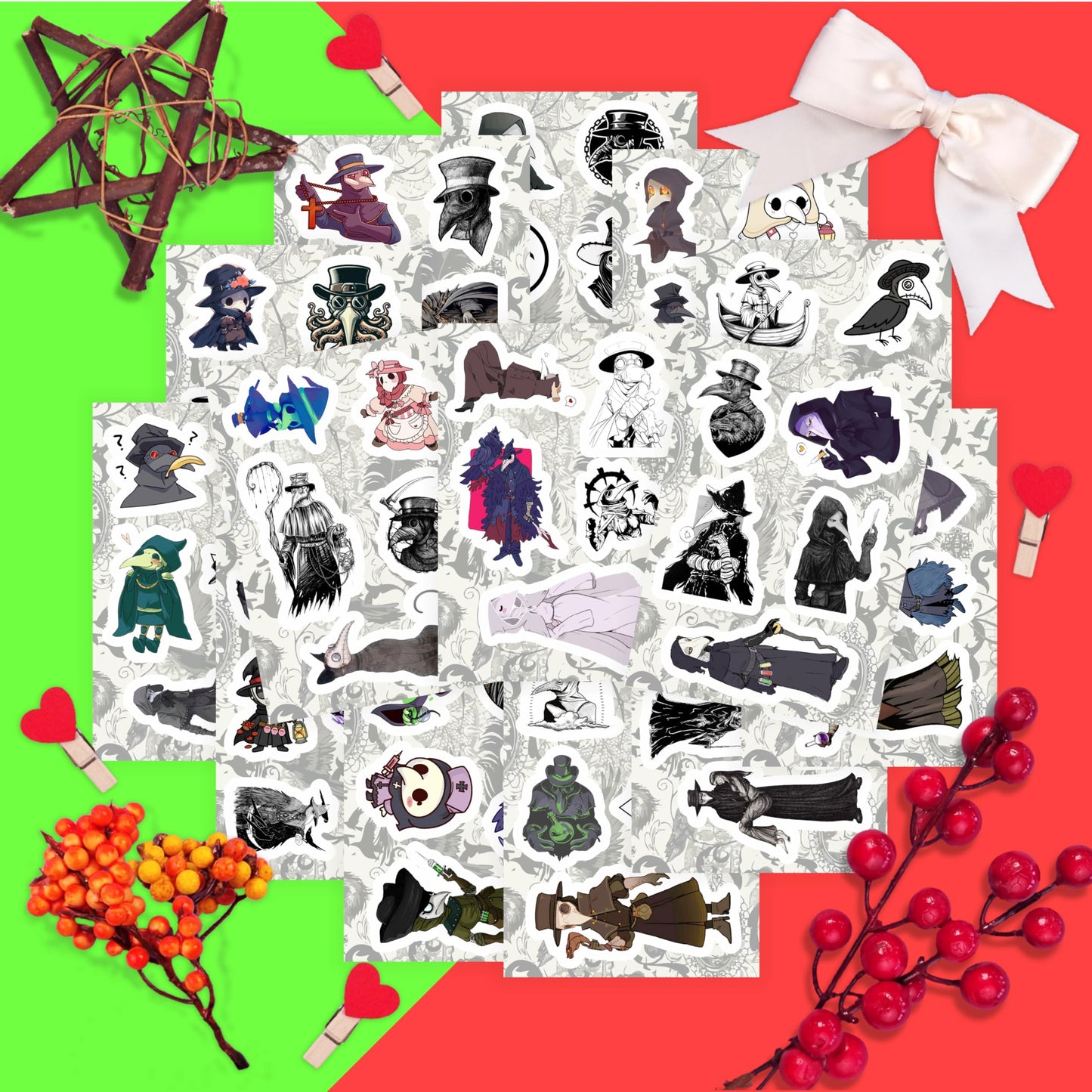 BulbaCraft 100Pcs Funny Nurse Stickers, Funny Nurse Gifts, Nursing Stickers, Medical Decals for Computer, Cups, Planner Laptop Decals, Gifts for Women & Men